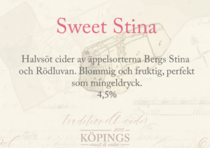 Cider - Sweet Stina